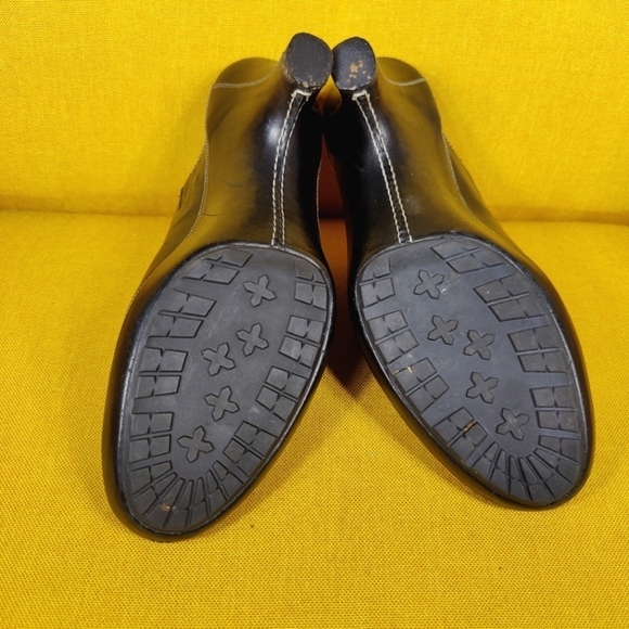 Cole Haan Devon Black Soft Leather Slip On High Heeled Mule Womens Size 9.5B - Picture 10 of 11